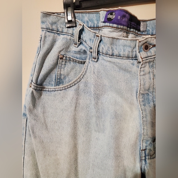 Y2K 90s Levis Silvertab Baggy Mens Light Wash Denim Skater Jeans USA Size 38x32 - Picture 4 of 9